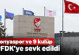 Konyaspor ve 9 kulüp PFDK'ye sevk edildi