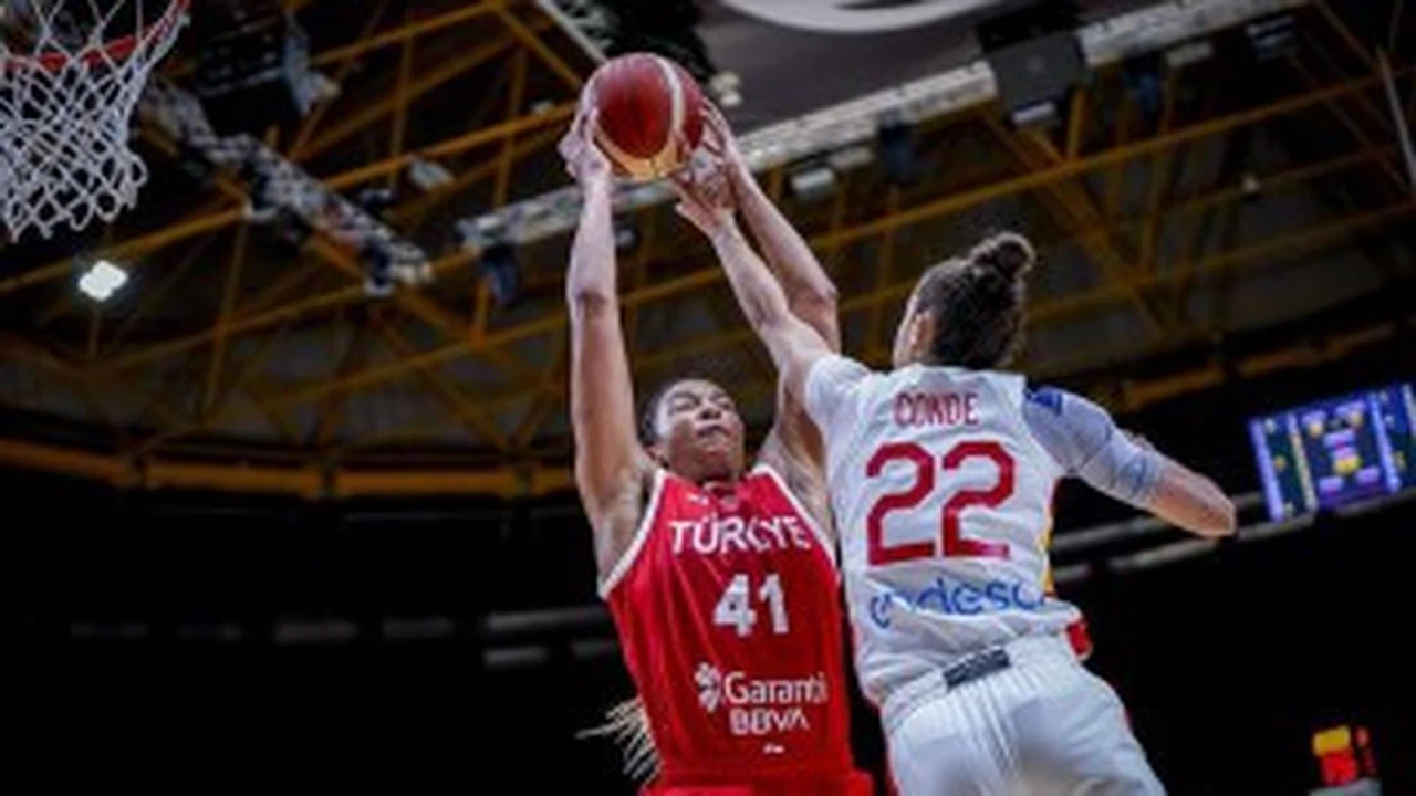 Kadın Basketbol Takımı,  İspanya'ya 75-41 yenildi