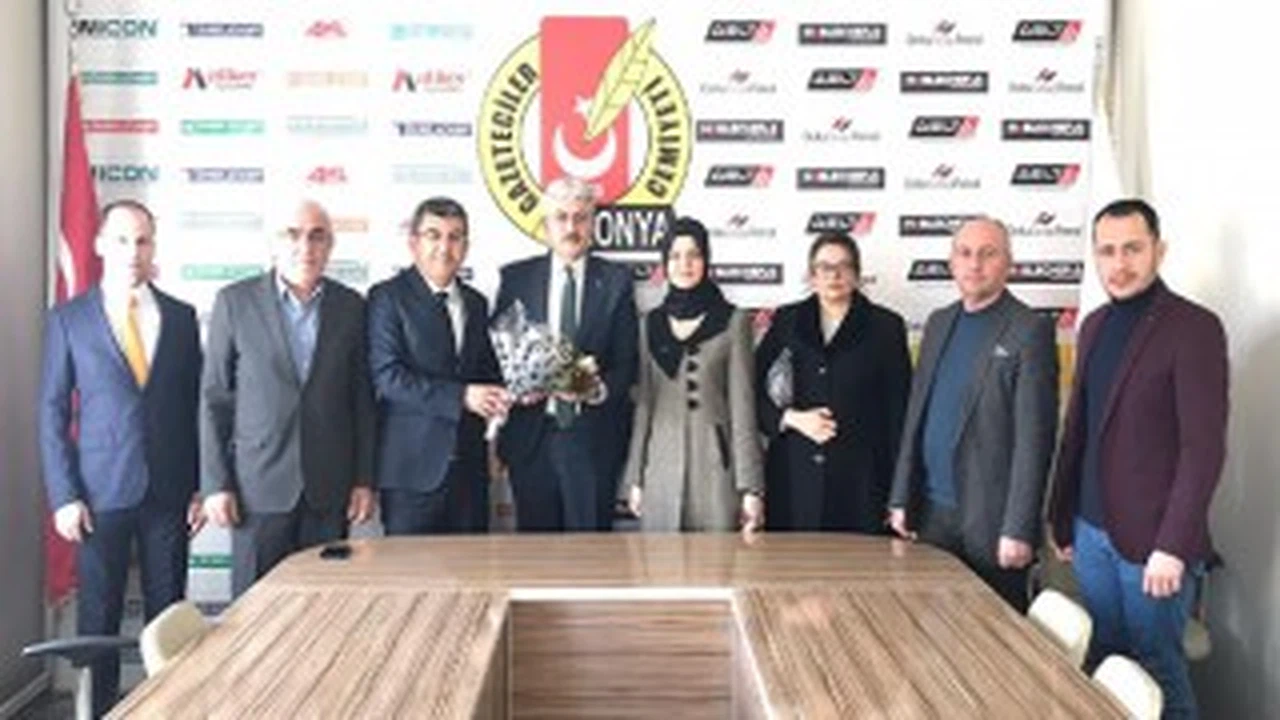 Konya Gazeteciler Cemiyeti’ne ziyaretler