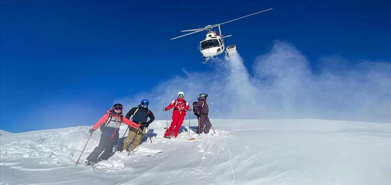 Kaçkar Dağları'nda "heliski" 
