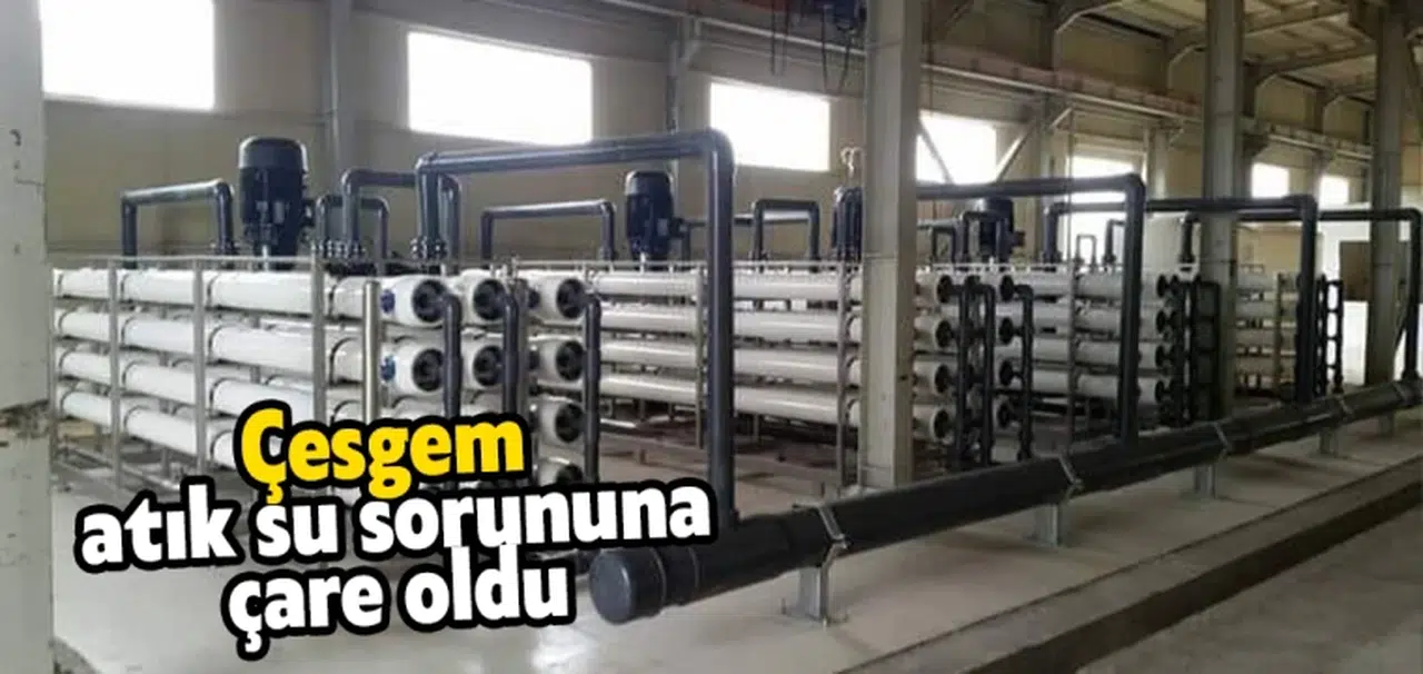 Çesgem atık su sorununa çare oldu