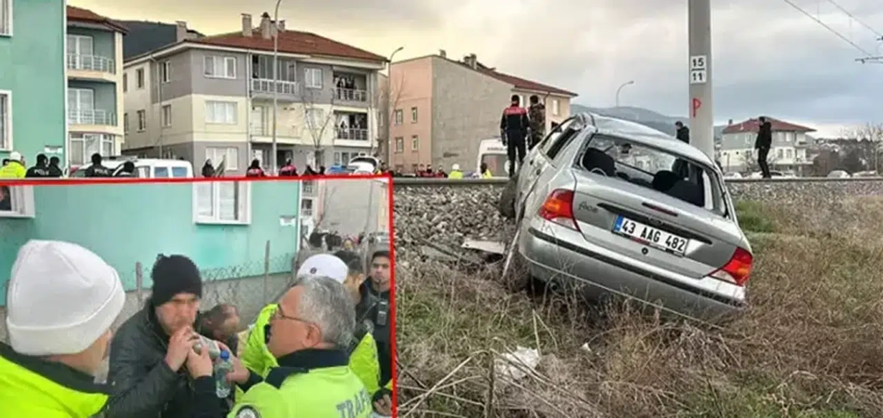 Polisten kaçan alkollü sürücü takla attı