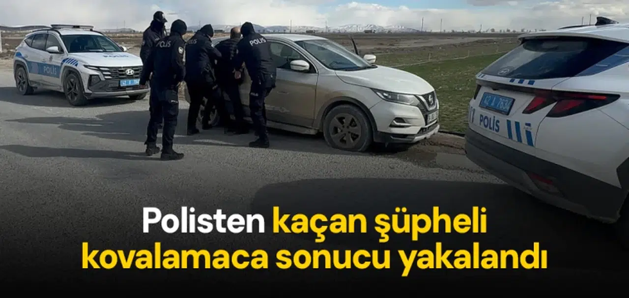 Polisten kaçan şüpheli kovalamaca sonucu yakalandı