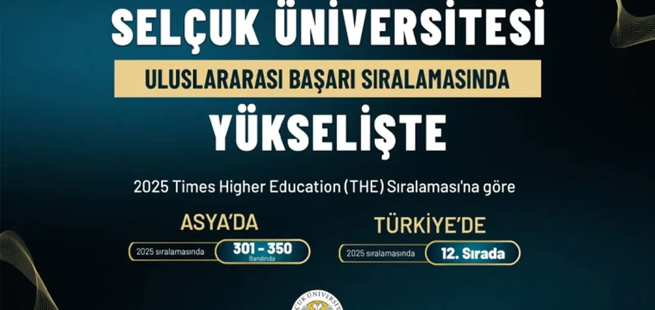 Selçuk Üniversitesi Dünya listesinde