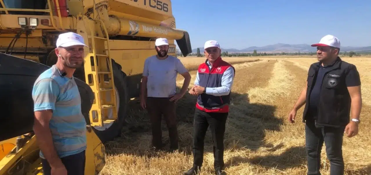 Konya tarımından saha atağı: Müdür Seçen hasada katıldı!