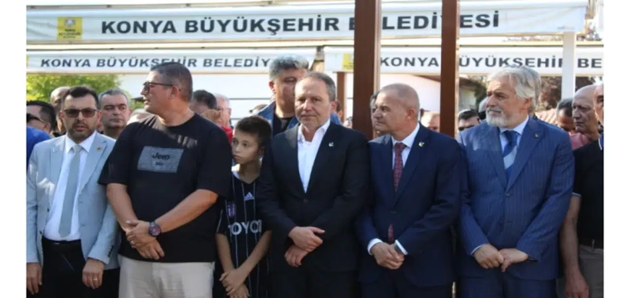 Fatih Erbakan Konya'da cenaze törenine katıldı