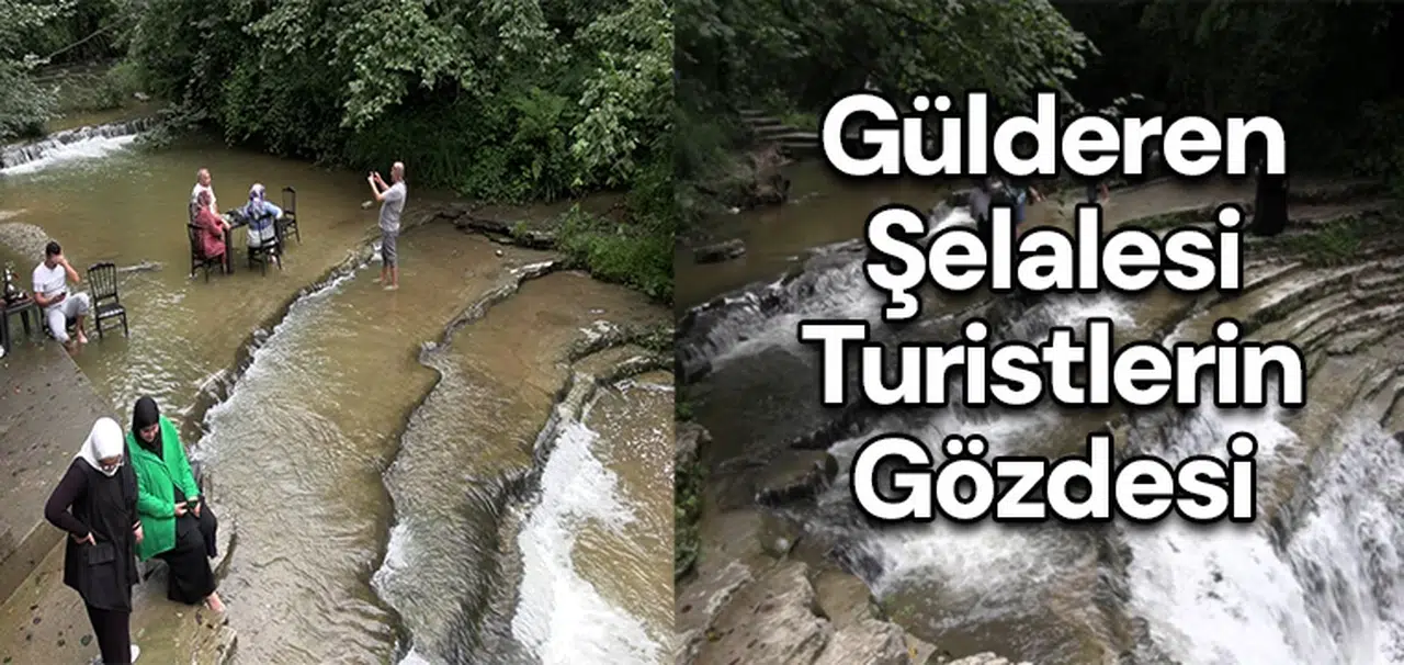Gülderen Şelalesi turistlerin gözdesi