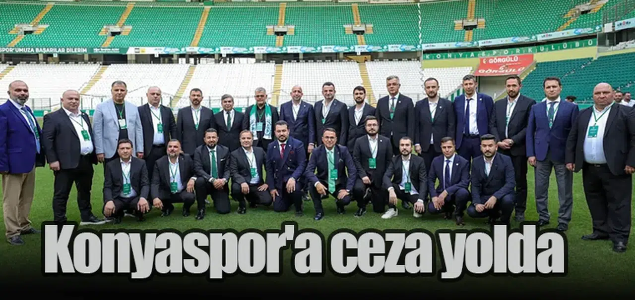 Konyaspor'a ceza yolda