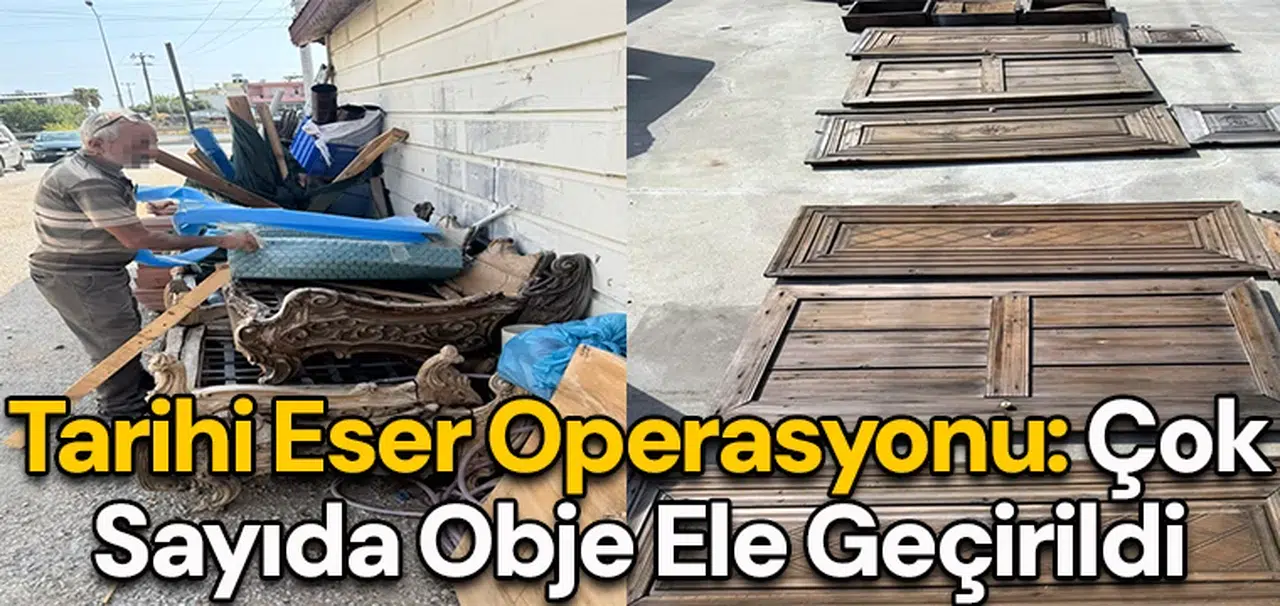 Tarihi eser operasyonu: Çok sayıda obje ele geçirildi