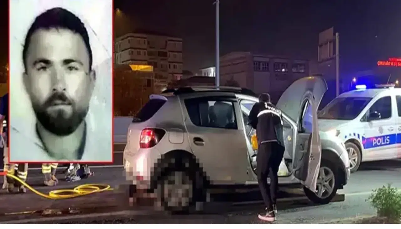Yol ortasına otururken otomobil çarptı