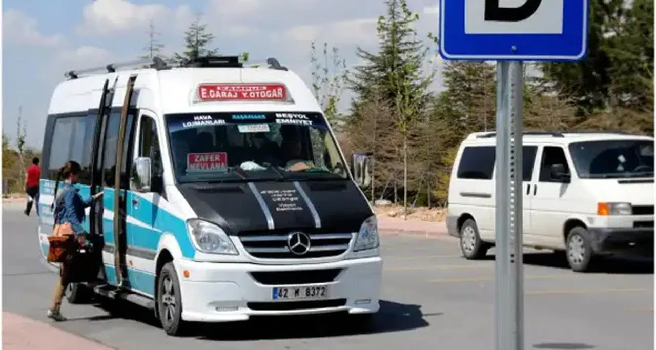 Konya’da minibüs ücretlerine zam yapıldı