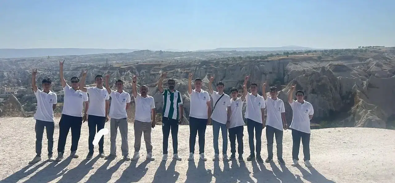 Konya Ülkü Ocakları gençliği Kapadokya’da tarih izinde