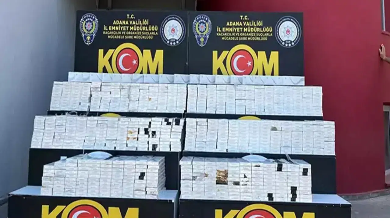 12 milyon 410 bin adet makaron ele geçirdi