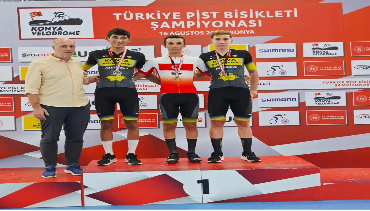 Türkiye Pist Bisikleti Şampiyonası'nda Konya Büyükşehir Fırtınası