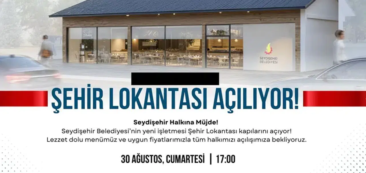 Seydişehir lokantasında yemek fiyatı açıklandı