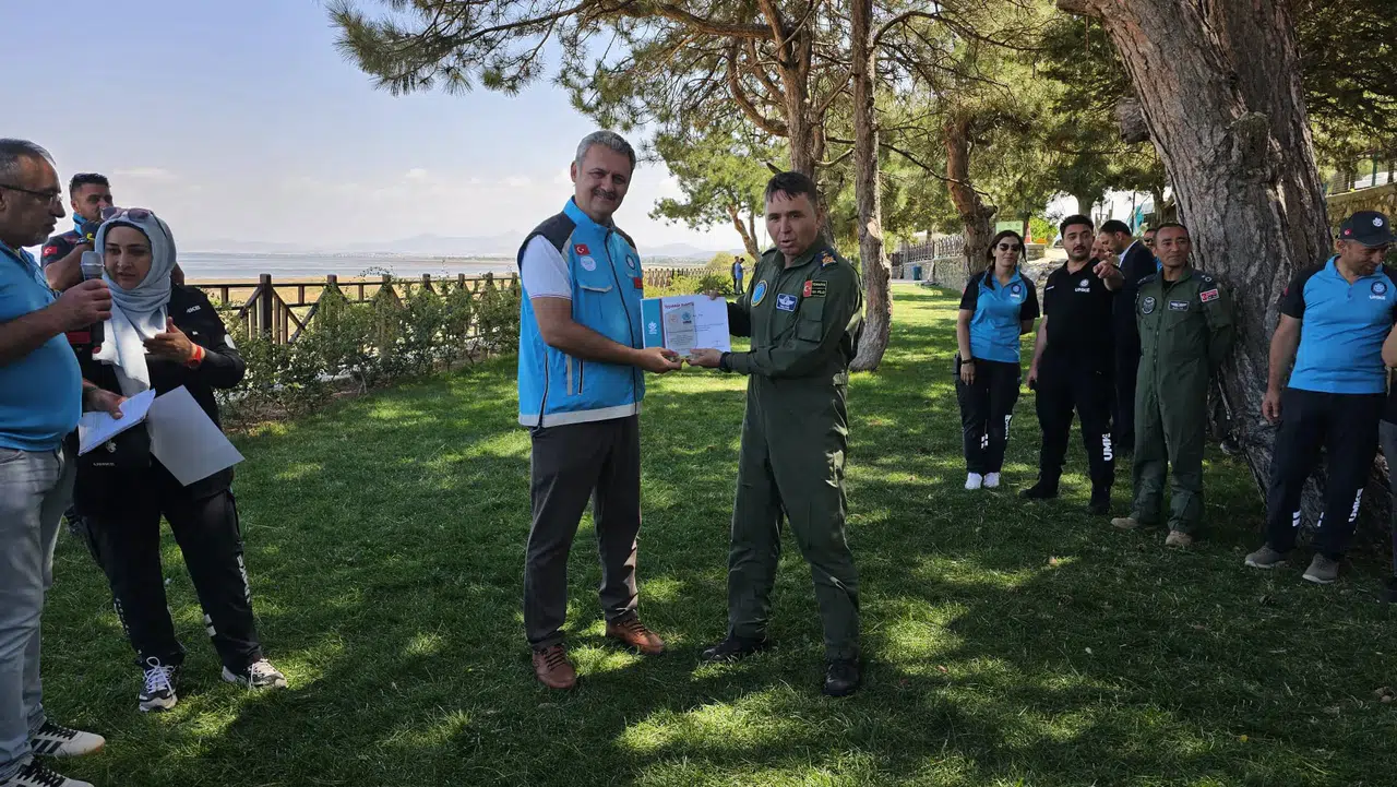Konya Beyşehir Gölü'nde Olağanüstü Tatbikat