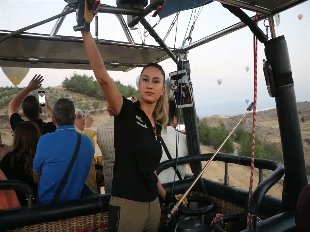 Pamukkale’nin ilk kadın balon pilotu
