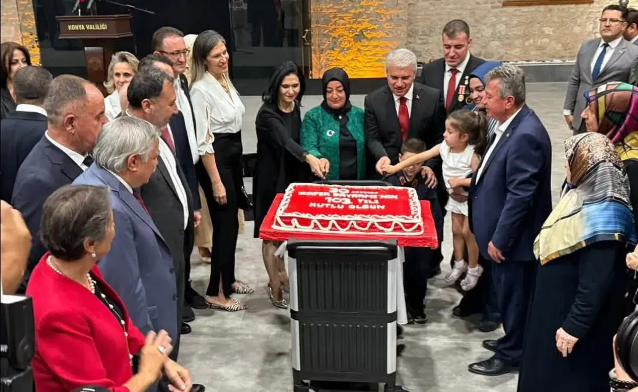 Konya protokolü 30 Ağustos resepsiyonunda buluştu!