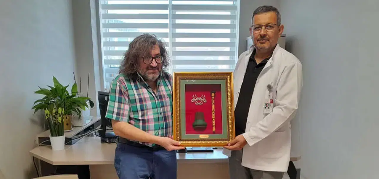 İBRAHİM GÜNAY’DAN HASAN ÇİFTÇİ’YE ZİYARET