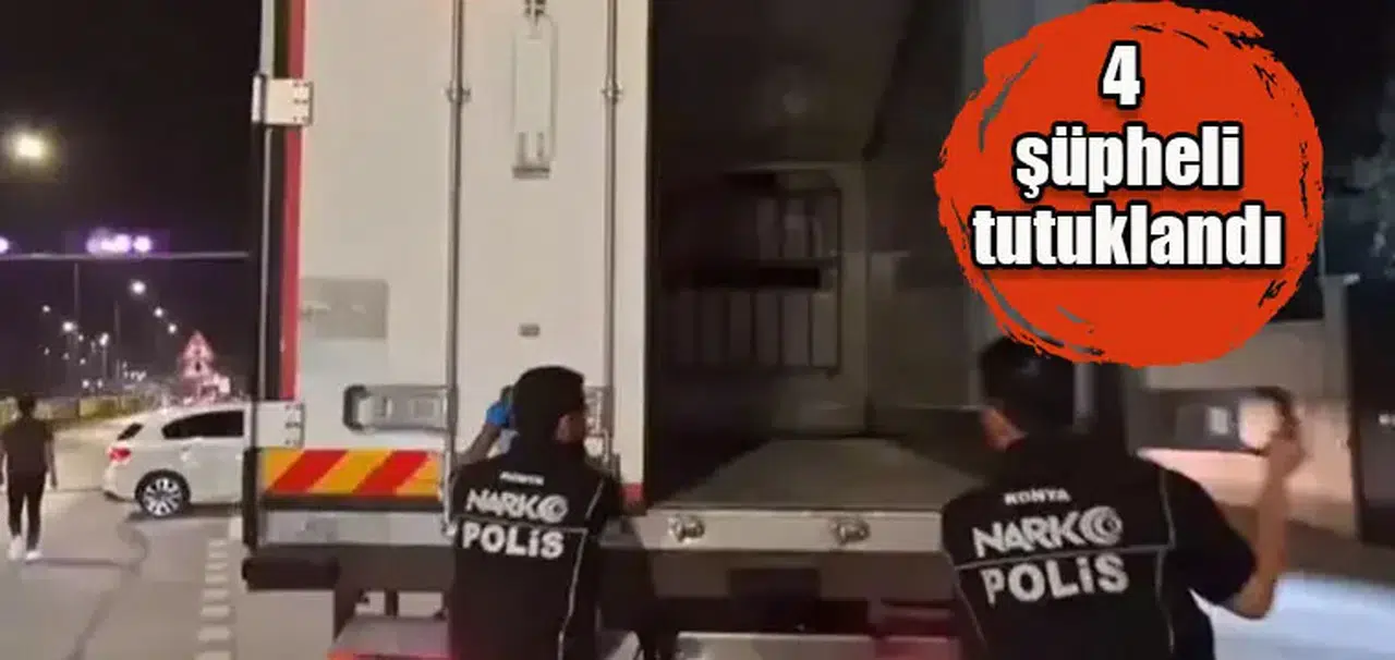 Konya'da uyuşturucu operasyonu