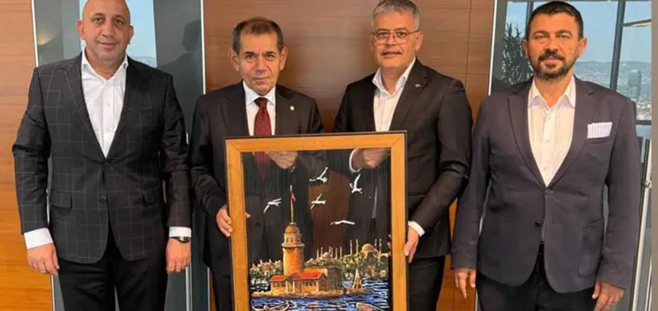 Konyaspor Başkanı Atiker'den Dursun Özbek'e ziyaret