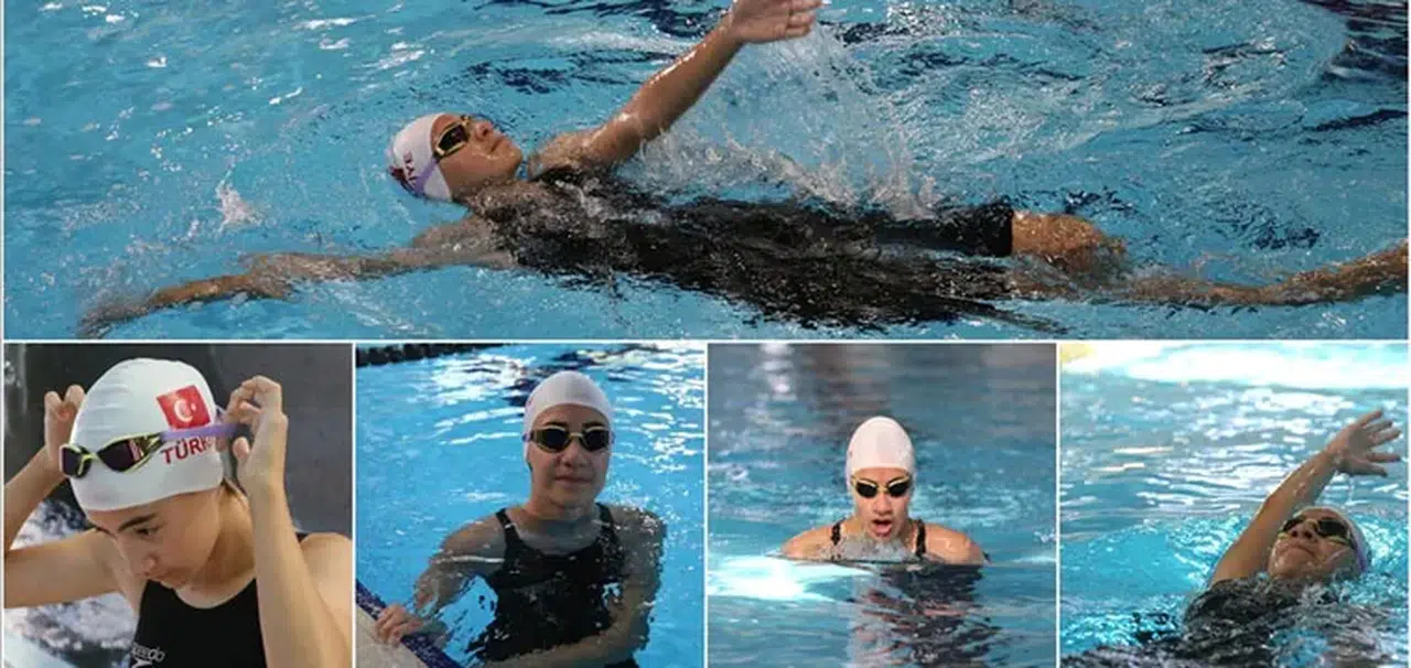 Özel sporcu Gizem, 2028 olimpiyatlarına hazırlanıyor