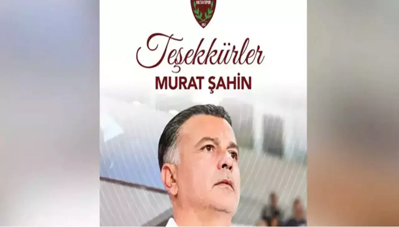 Hatayspor’da Murat Şahin ile yollar ayrıldı