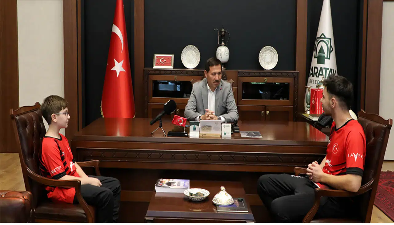 Hasan Kılca, Avrupa İkincisi Tahir Efe’yi ağırladı