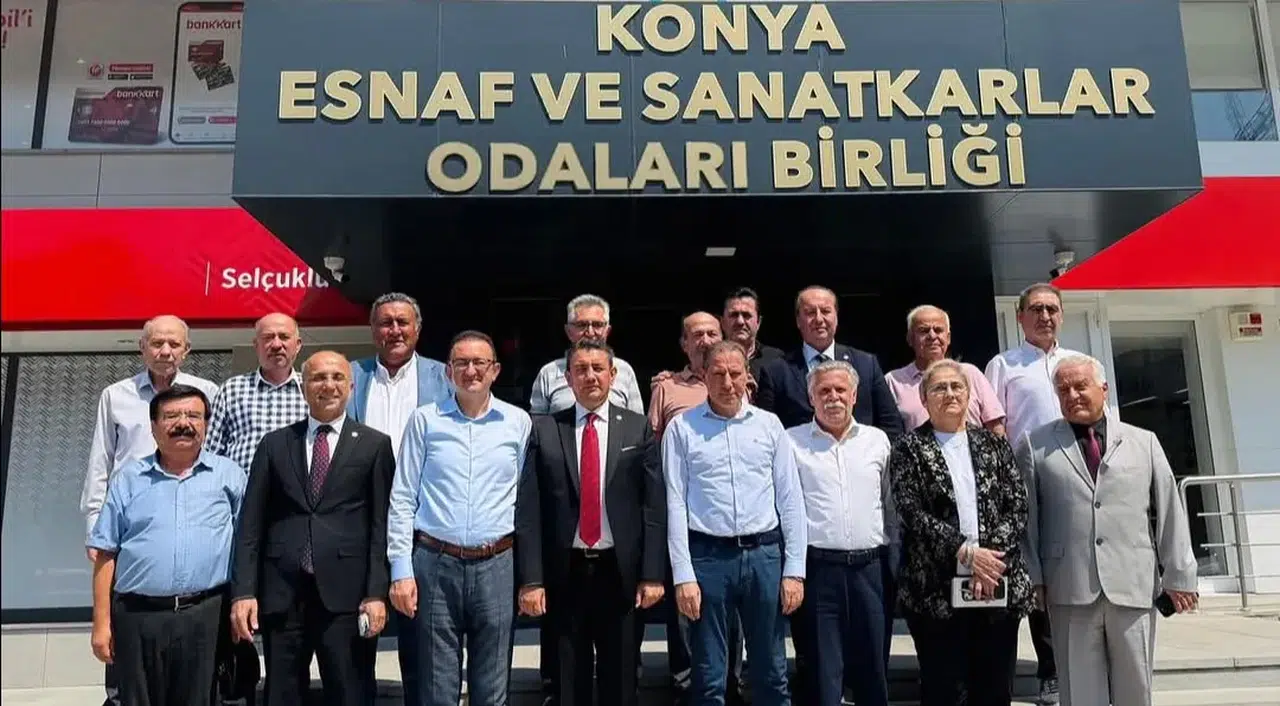 Esnaf Birliği’nde kritik görüşme! CHP Konya heyeti talepleri dinledi