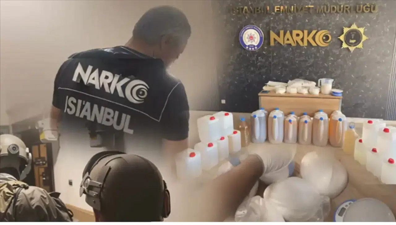 İstanbul'da uyuşturucu ticareti  operasyonu