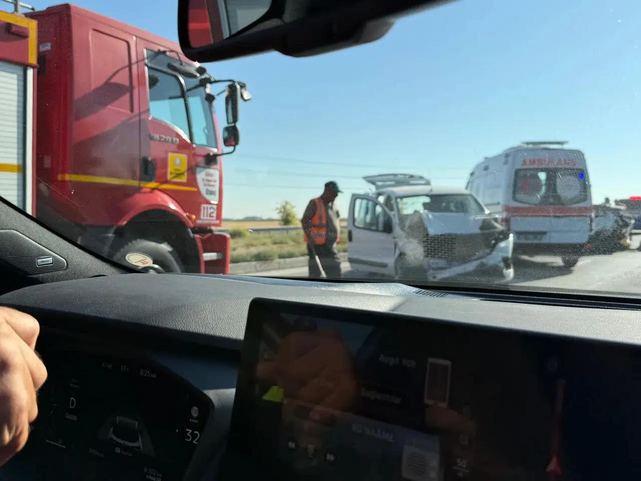 Konya, Karapınar yolunda kaza