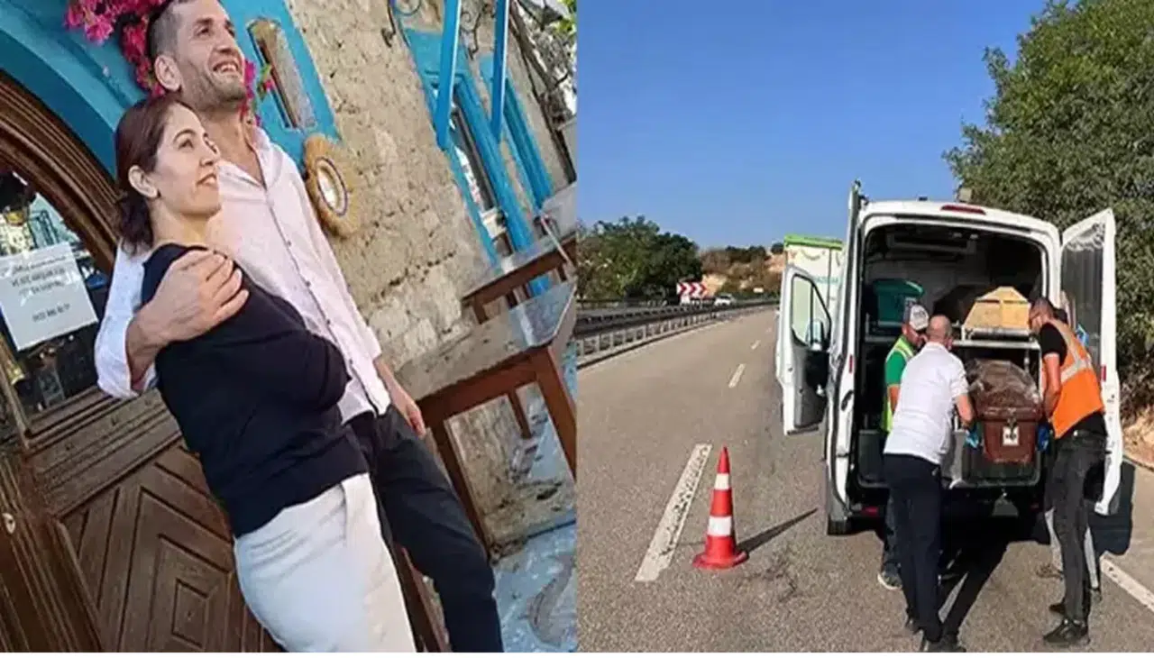 Patlayan lastiği değiştirirken kamyonet çarptı