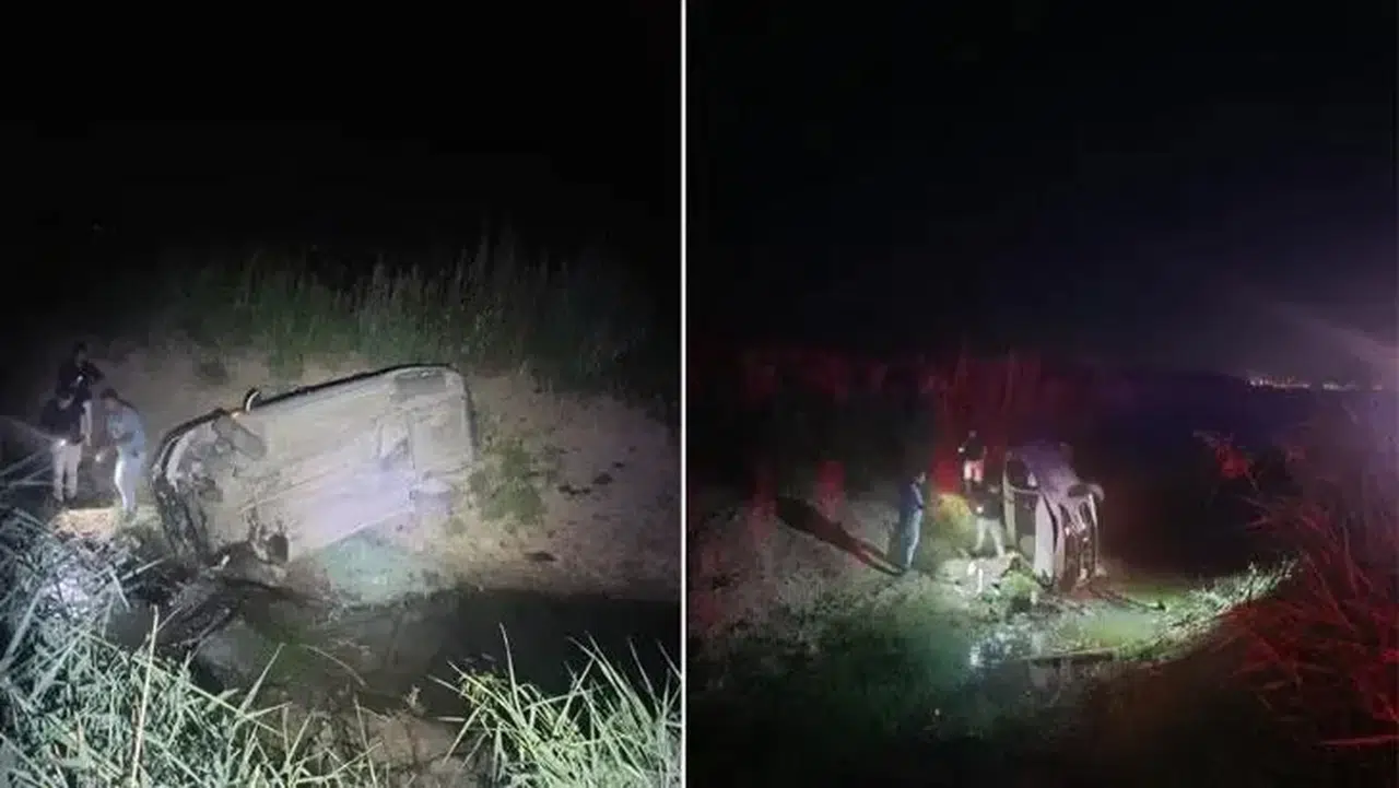 Uyuşturucu şüphelileri polisten kaçarken kaza yaptı