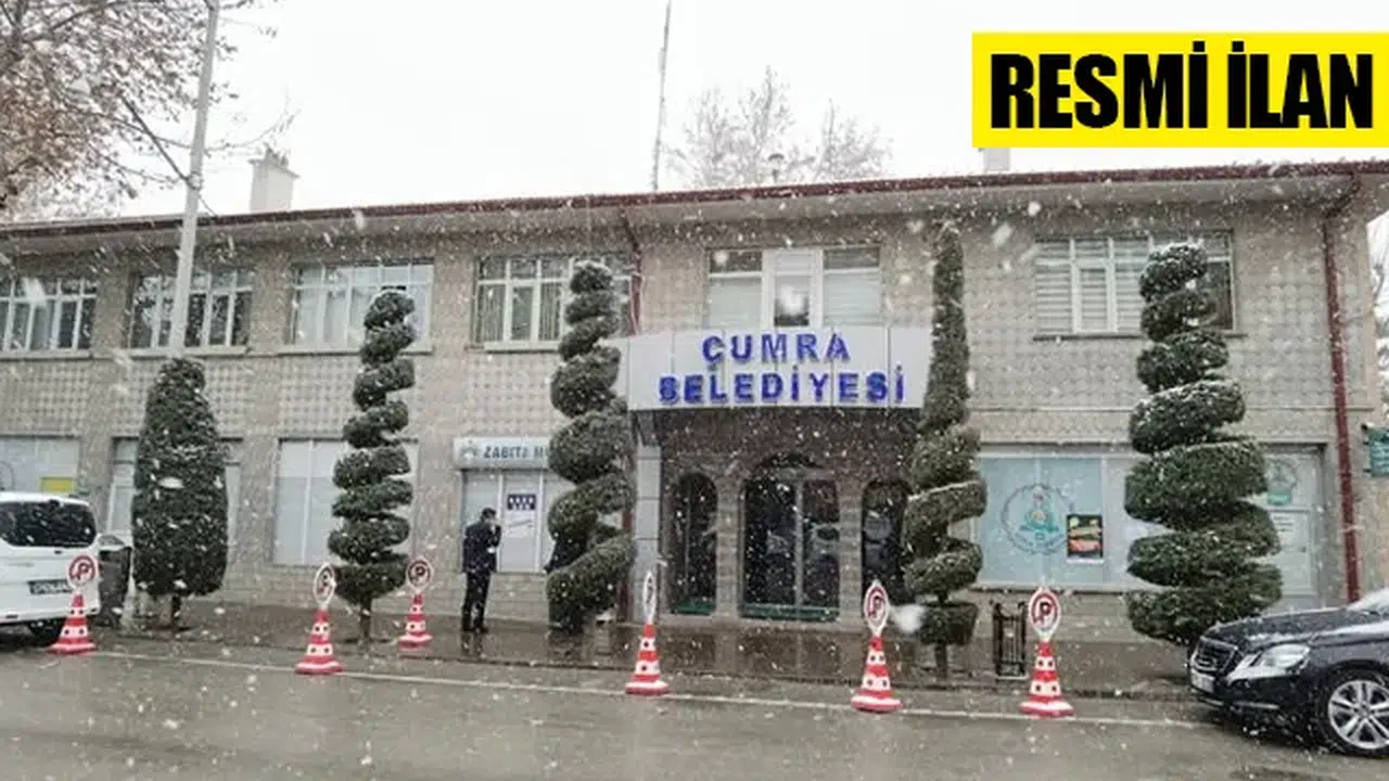 ÇUMRA BELEDİYE BAŞKANLIĞI'NDAN
