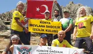Mevlana dağcıları Bağrıkurt’un zirvesinde