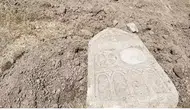 Tarihi mezar taşı bulundu