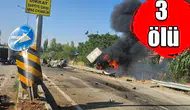 Konya'da otomobil ile çekici çarpıştı