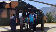 Hamile kadın, TSK helikopteri ile hastaneye ulaştırıldı