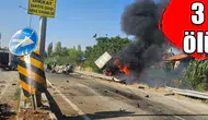 Konya'da otomobil ile çekici çarpıştı