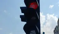 Konya'da İsrail trafik ışıklarıyla protesto edildi
