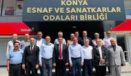 Esnaf Birliği’nde kritik görüşme! CHP Konya heyeti talepleri dinledi