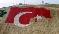 Tamamlandığında Türkiye'nin en büyük Türk Bayrağı olacak!