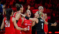 A Milli Kadın Voleybol Takımı, İspanya'yı 3-0 yendi