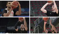 A Milli Erkek Basketbol Takımı, Letonya'da ilk antrenmanını yaptı