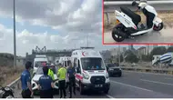 Ticari araç ile motosiklet çarpıştı