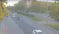 Trafik magandası lastiği patlatılarak durduruldu