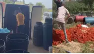 6 ton domates posası imha edildi