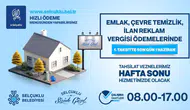 Emlak ve çevre temizlik vergisi ödemelerinde son gün 1 Haziran!