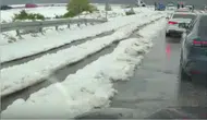 Karaman’da dolu yağışı yaşamı olumsuz etkiledi