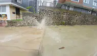 Rize'de sağanak; yollar göle döndü